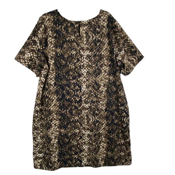 New Curve Brown Snake Print Tunic Dress - Picture 2 of 7